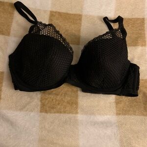 Victoria's Secret Black Mesh Bra